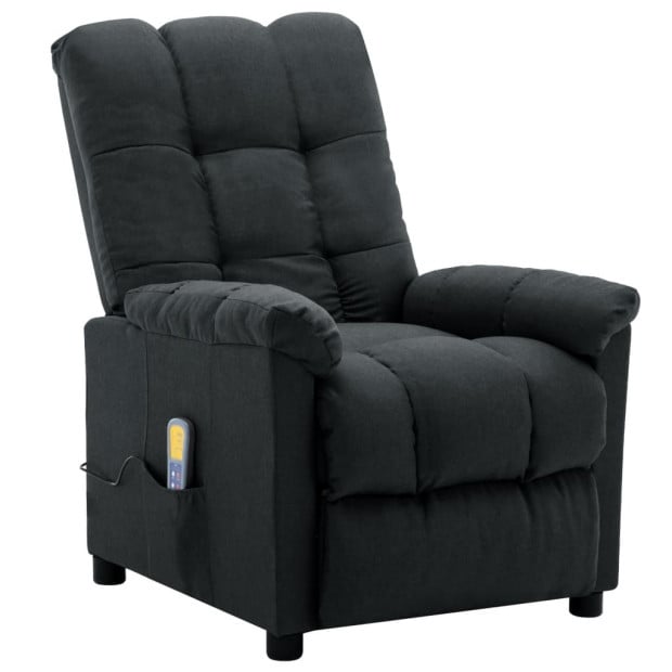 Recliner Dark Grey Fabric Image 2