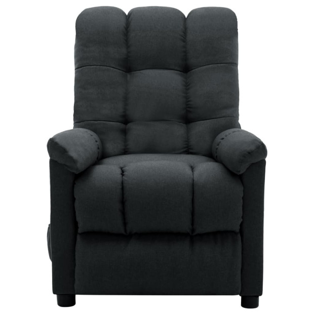 Recliner Dark Grey Fabric Image 3