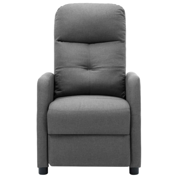 Massage Recliner Light Grey Image 3