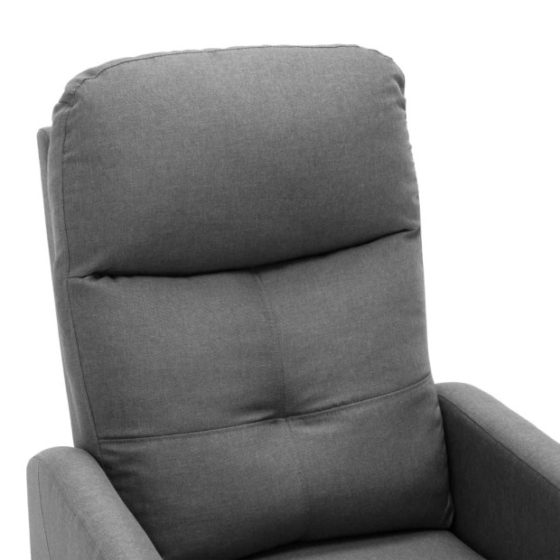 Massage Recliner Light Grey Image 7