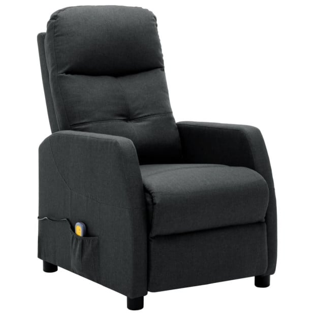 Recliner Dark Grey Fabric Image 2