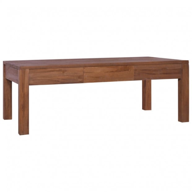 Coffee Table 110x60x40 Cm Solid Teak Wood