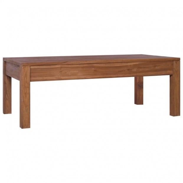 Coffee Table 110x60x40 Cm Solid Teak Wood Image 5