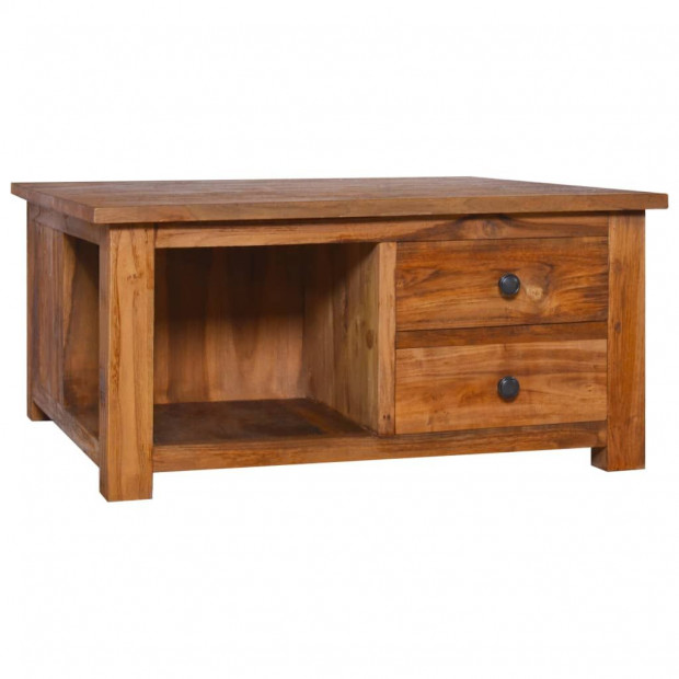 Coffee Table 68x68x33cm Solid Teak Wood