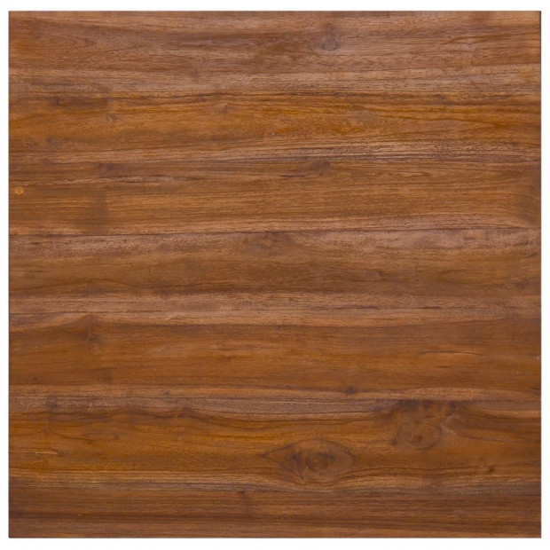 Coffee Table 68x68x33cm Solid Teak Wood Image 6