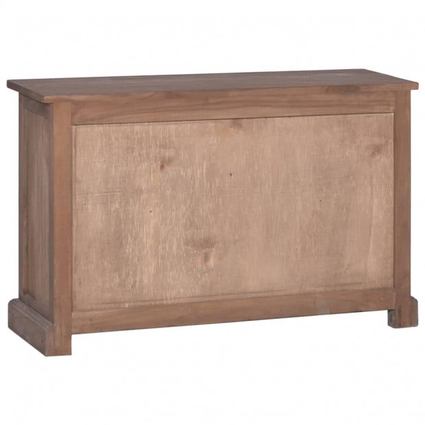 Sideboard 90x30x58 Cm Solid Teak Wood Image 6