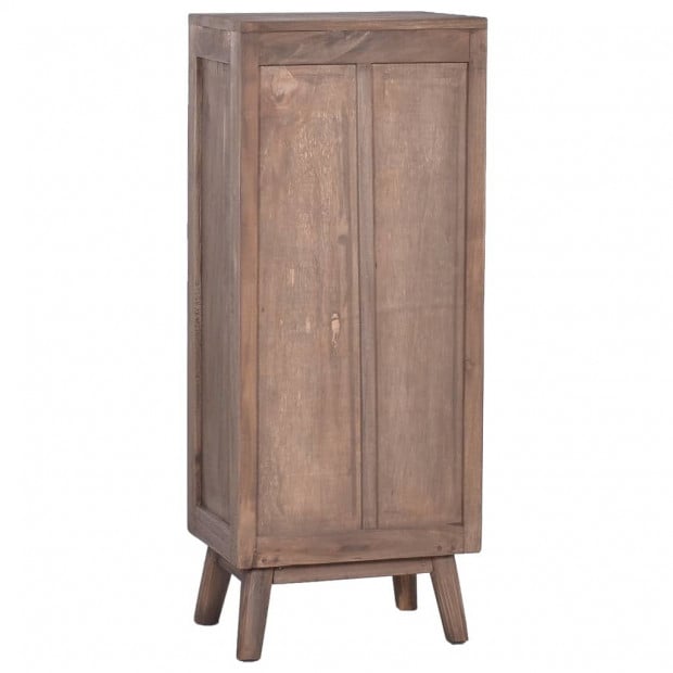 Sideboard With 5 Drawers 40x30x100 Cm Solid Teak Wood Image 5