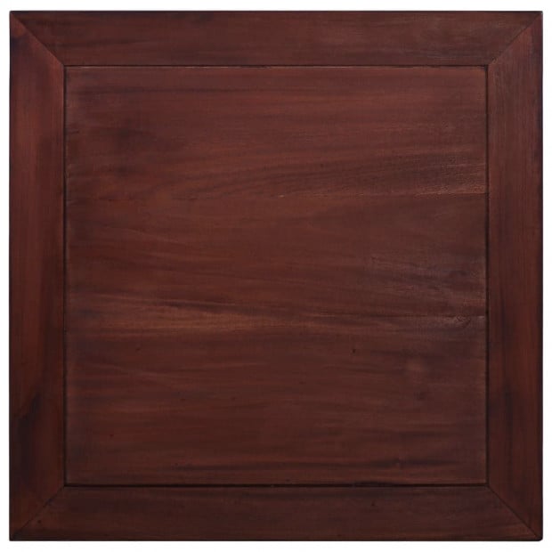 Coffee Table Classical Brown 68x68x30 Cm Solid Mahogany Wood Image 2
