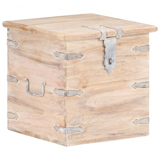 Chest 40x40x40 Cm Solid Acacia Wood