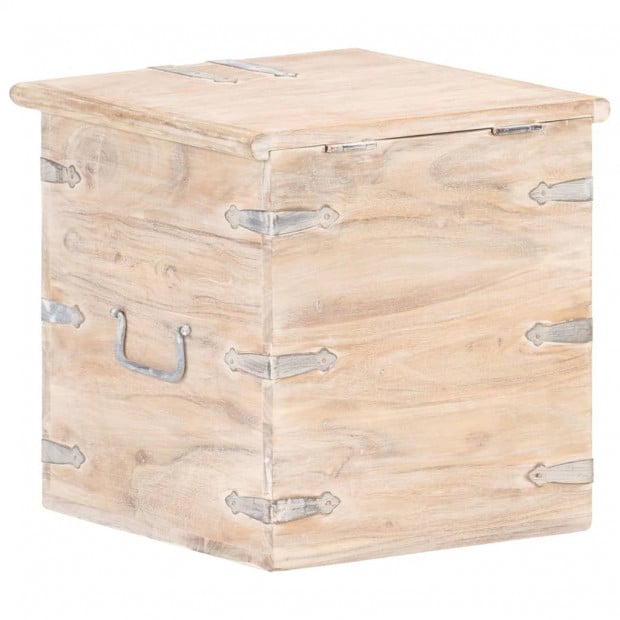 Chest 40x40x40 Cm Solid Acacia Wood Image 7