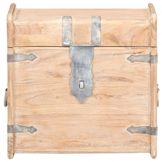 Chest 40x40x40 Cm Solid Acacia Wood Image 4