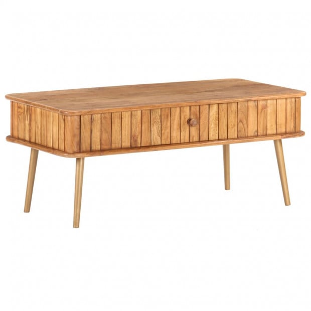 Coffee Table 100x50x40 Cm Solid Acacia Wood