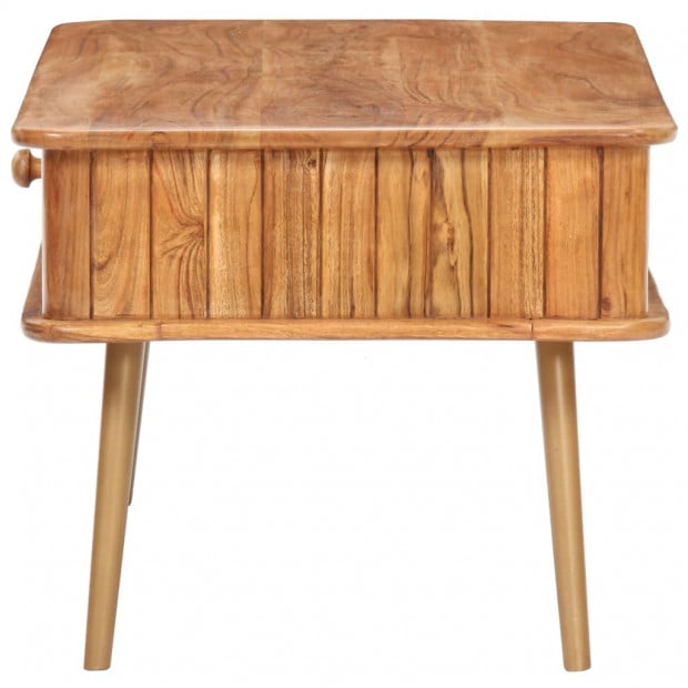 Coffee Table 100x50x40 Cm Solid Acacia Wood Image 4