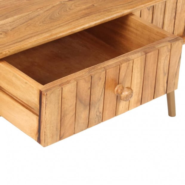 Coffee Table 100x50x40 Cm Solid Acacia Wood Image 8