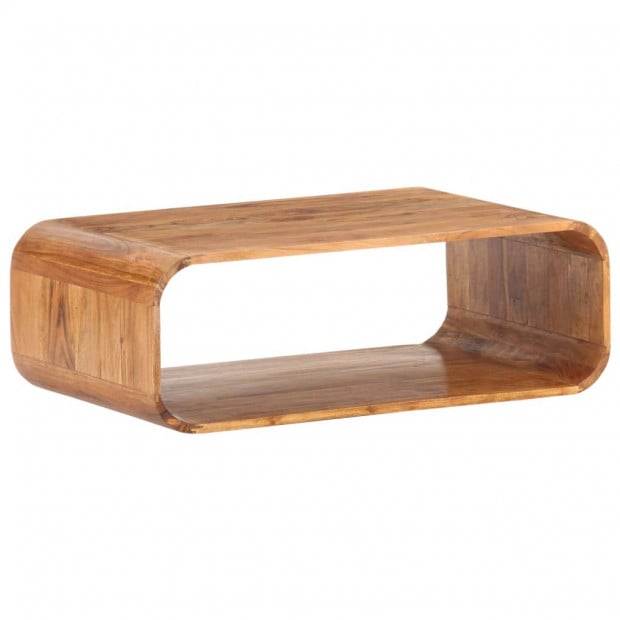 Coffee Table 90x50x30 Cm Solid Acacia Wood Image 11
