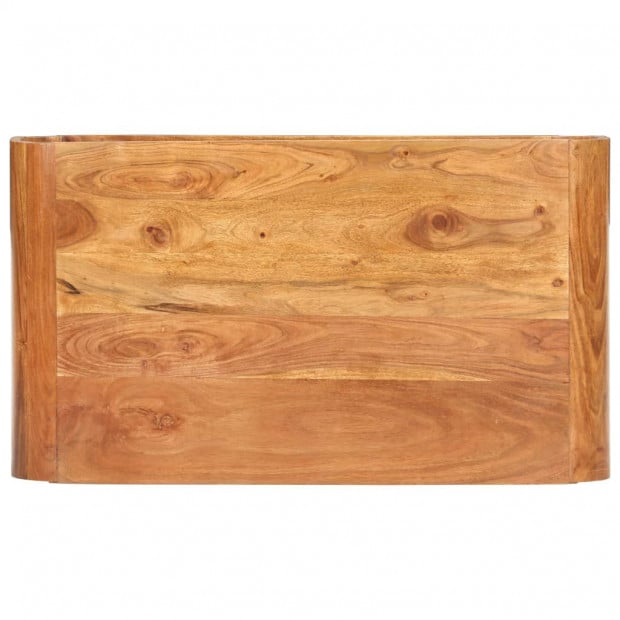 Coffee Table 90x50x30 Cm Solid Acacia Wood Image 5