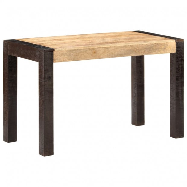 Dining Table 120x60x76 Cm Solid Rough Mango Wood Image 7