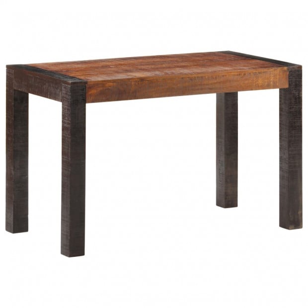 Dining Table 120x60x76 Cm Solid Rough Mango Wood Image 7