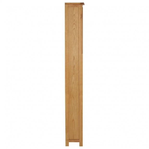 Bookcase 52x22.5x170 Cm Solid Oak Wood Image 3