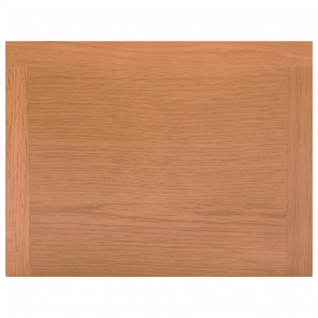 Magazine Bedside Table With Drawer 35x27x55cm Solid Oak Wood Image 6