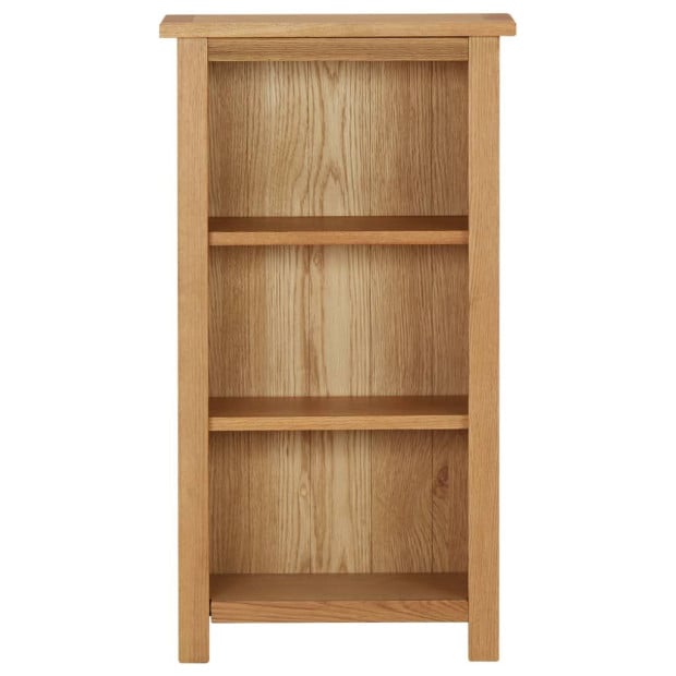 Bookcase 45x22.5x82 Cm Solid Oak Wood Image 2