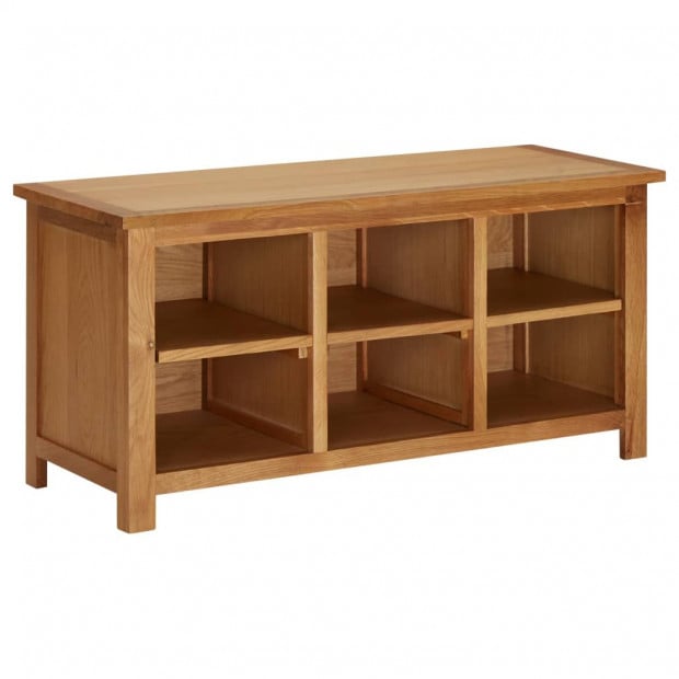 Shoe Rack 90x37x45cm Solid Oak Wood