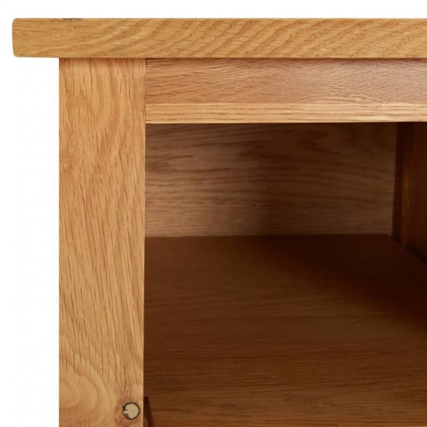 Shoe Rack 90x37x45cm Solid Oak Wood Image 5