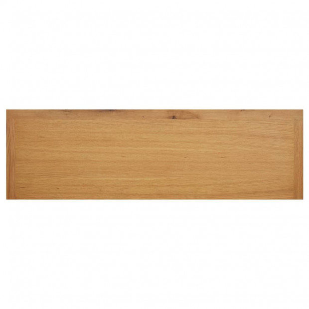 Shoe Rack 120x37x45cm Solid Oak Wood Image 6
