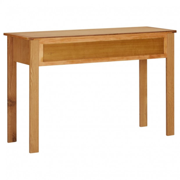 Dressing Table 118x40x77 Cm Solid Oak Wood Image 5