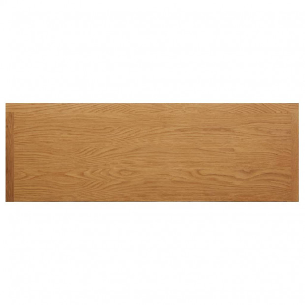 Dressing Table 118x40x77 Cm Solid Oak Wood Image 6