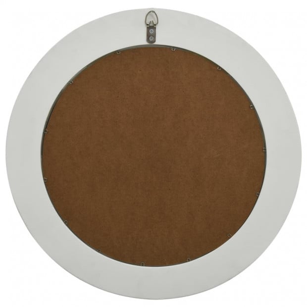 Wall Mirror Baroque Style 50 Cm White Image 4