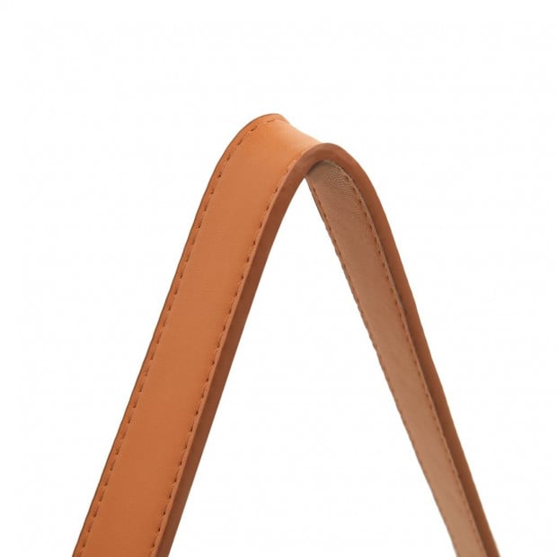 Wall Mirror With Strap 60cm White Image 5