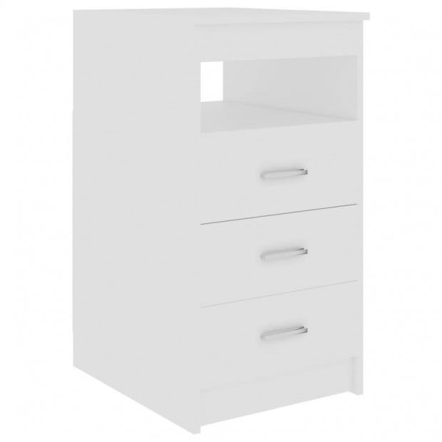 Desk White 140x50x76 Cm Chipboard Image 6