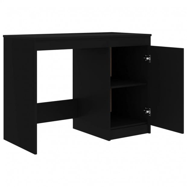 Desk Black 140x50x76 Cm Chipboard Image 6