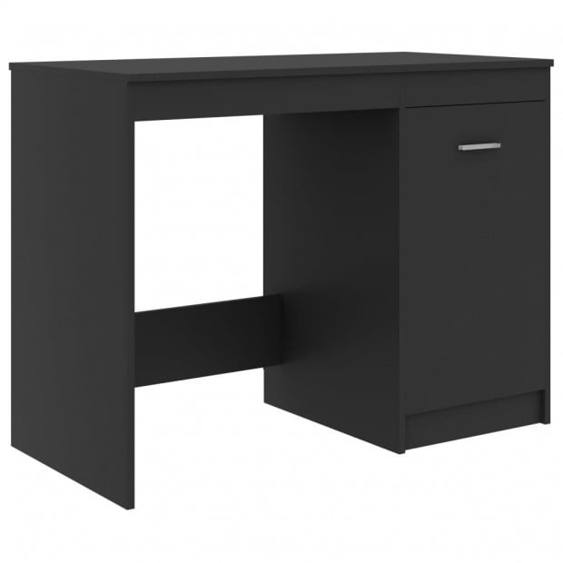 Desk Grey 140x50x76 Cm Chipboard Image 5