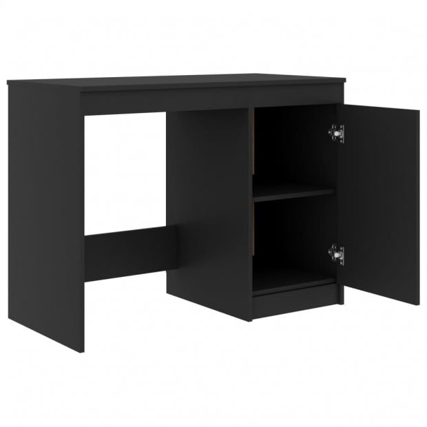 Desk Grey 140x50x76 Cm Chipboard Image 6