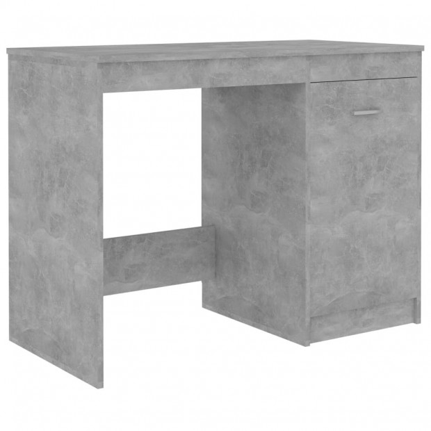 Desk Concrete Grey 140x50x76 Cm Chipboard Image 5