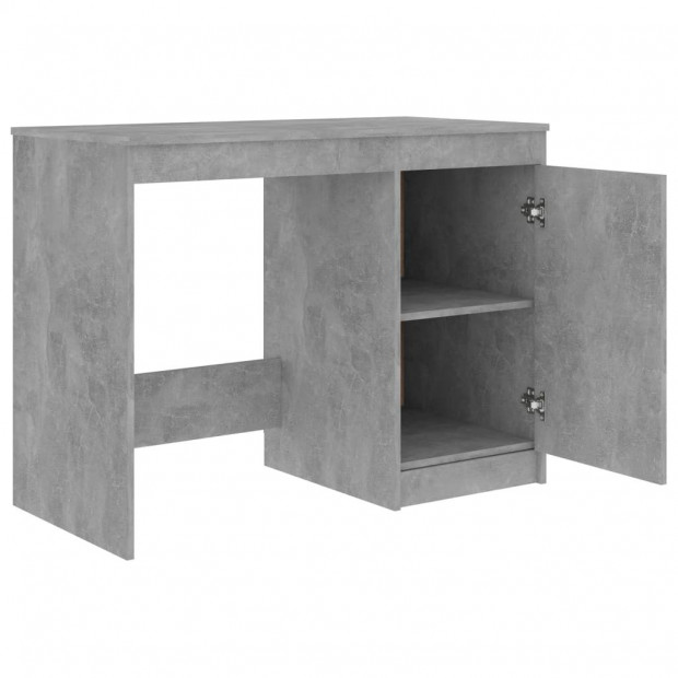 Desk Concrete Grey 140x50x76 Cm Chipboard Image 6