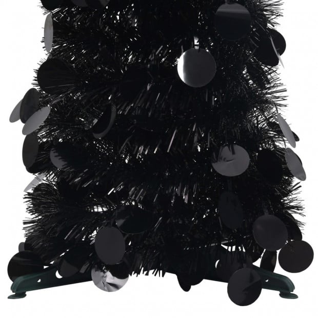 Pop-up Artificial Christmas Tree Black 120 Cm Pet Image 3