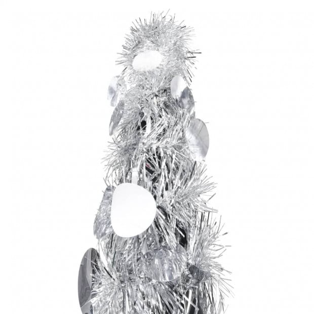 Pop-up Artificial Christmas Tree Silver 150 Cm Pet Image 2