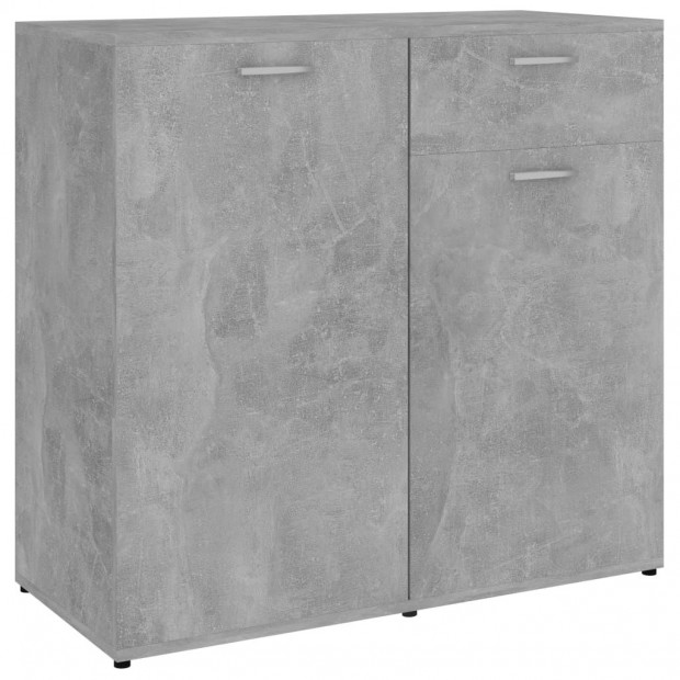 Sideboard Concerte Grey 160x36x75 Cm Chipboard Image 5