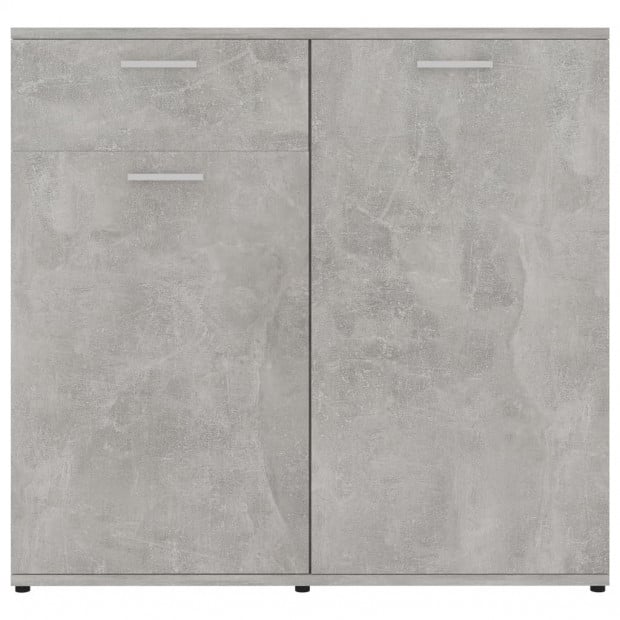 Sideboard Concerte Grey 160x36x75 Cm Chipboard Image 6