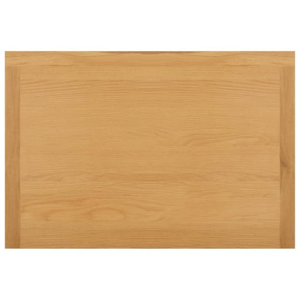 Wardrobe 76x52x105 Cm Solid Oak Wood Image 6