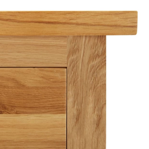 Wardrobe 76x52x105 Cm Solid Oak Wood Image 7