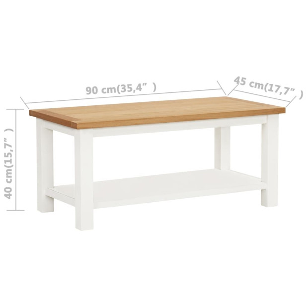 Coffee Table 90x45x40 Cm Wood Image 6