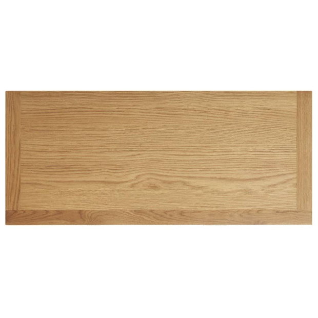 Chest Of Drawers 80x35x75 Cm Solid Oak Wood Image 6