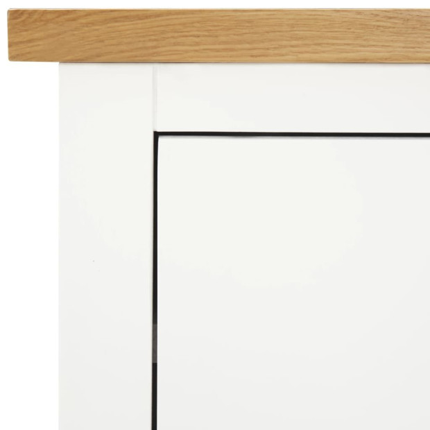 Chest Of Drawers 80x35x75 Cm Solid Oak Wood Image 7