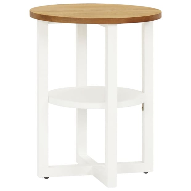 Lamp Table 40x50 Cm Solid Oak Wood