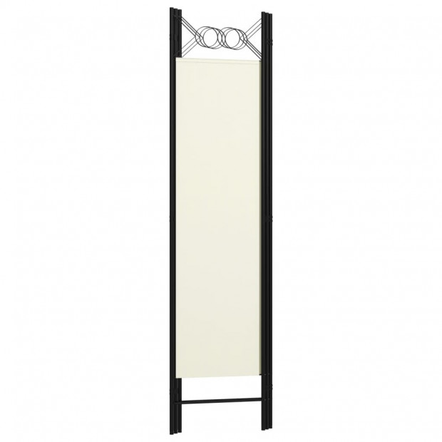 3-panel Room Divider Cream White 120x180 Cm Image 4