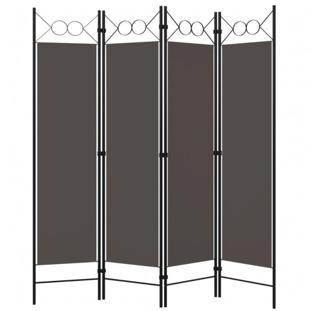4-panel Room Divider 160x180 Cm Image 2